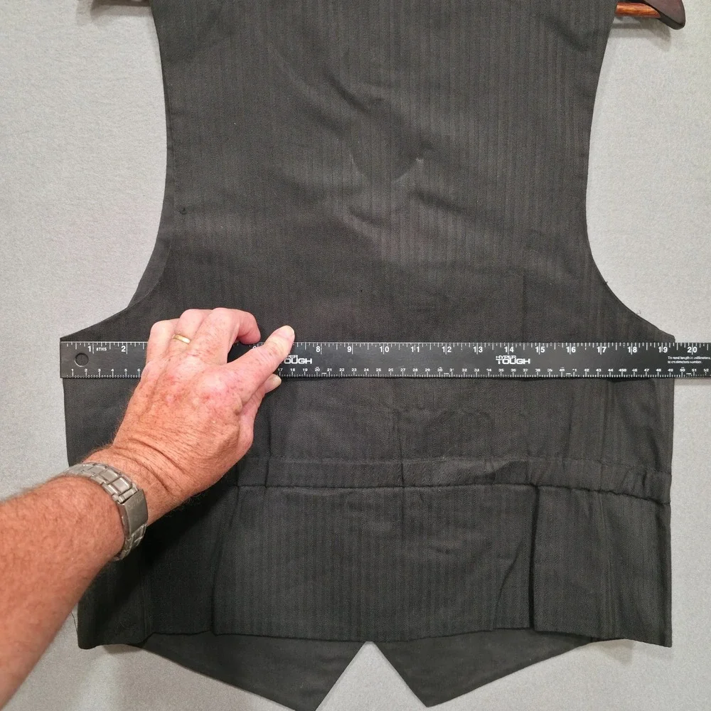 Bill Blass Signature Blue Tuxedo Vest‎ Size Small